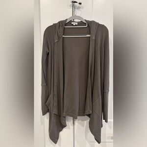 Splendid Hooded Thermal Cardigan. Size XS